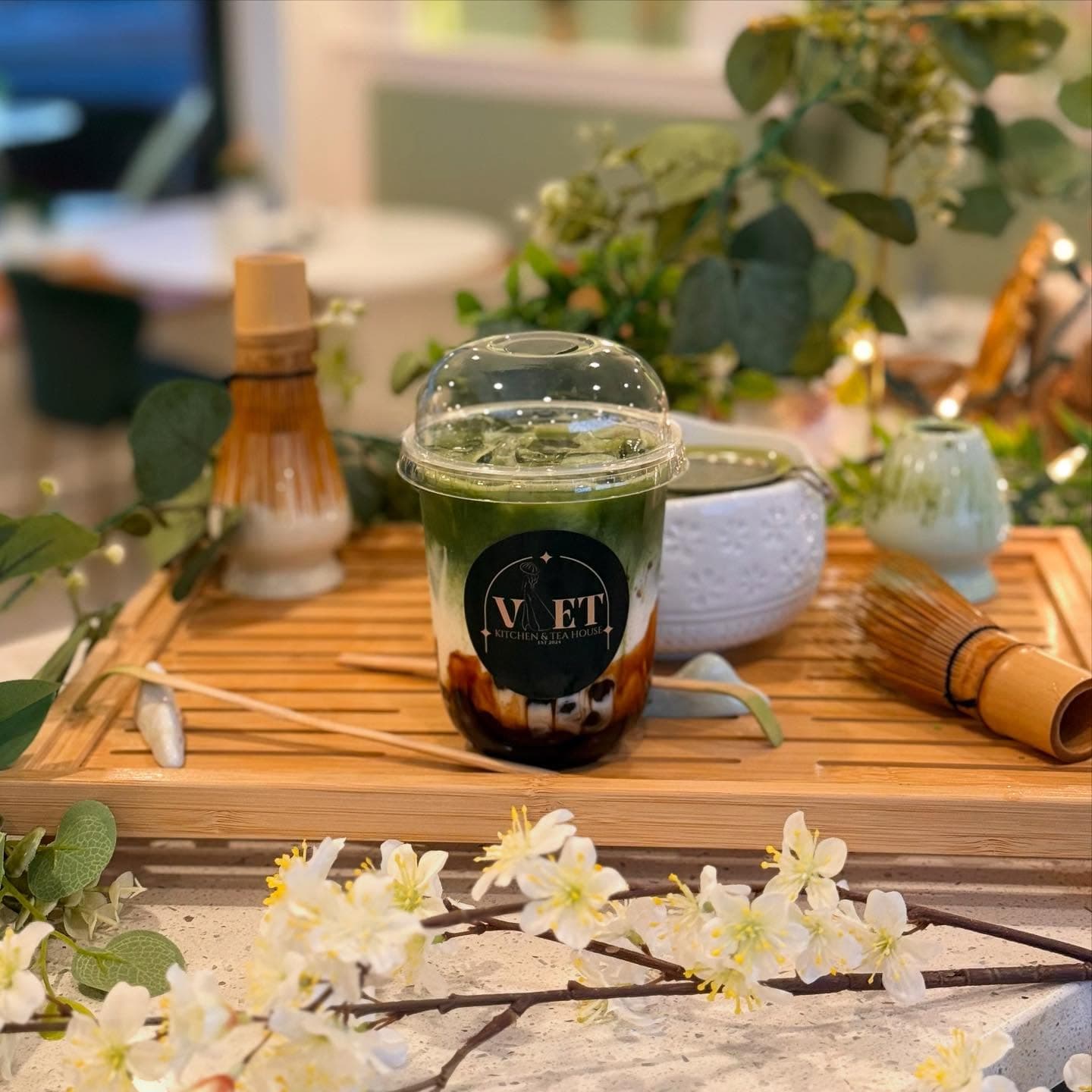 Brown Sugar Matcha Latte