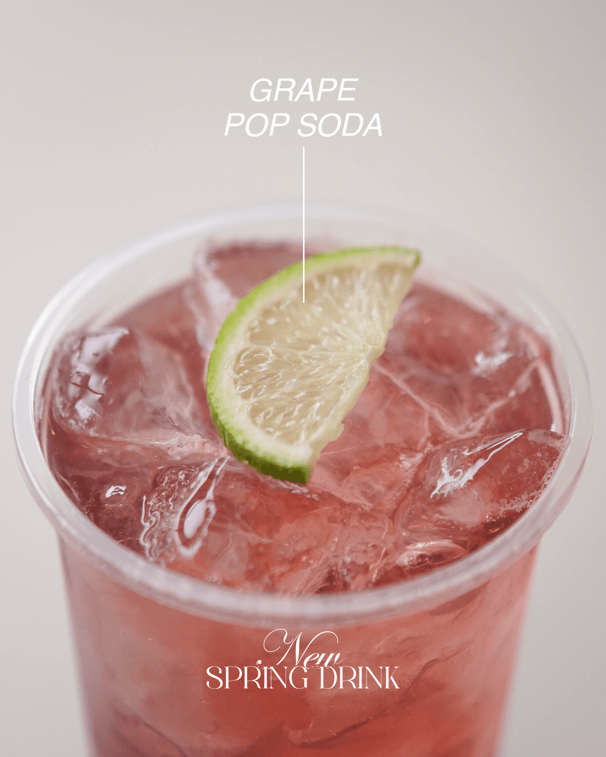 Grape Pop Soda — a refreshing spring fizz