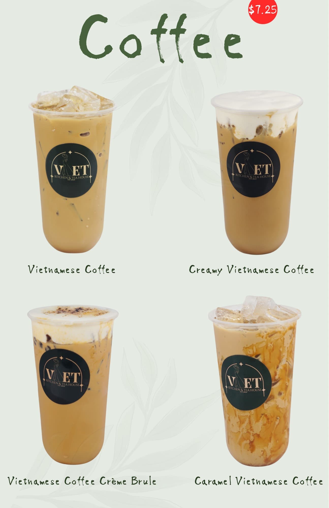 Coffee Menu